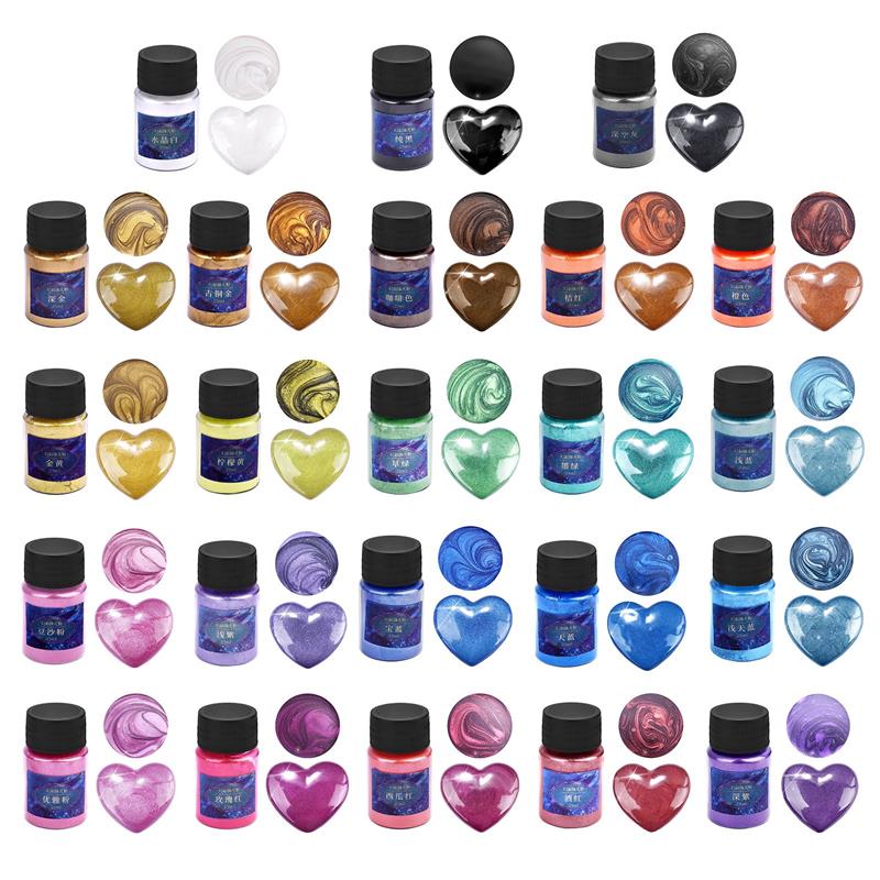 24 Màu Nhựa Dính Thuốc Nhuộm M - đánh giá và giá Resin Dye Opaque