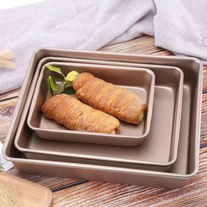 Rectangle Carbon Steel Cake Ba - đánh giá và giá Tray Mold Rectangle