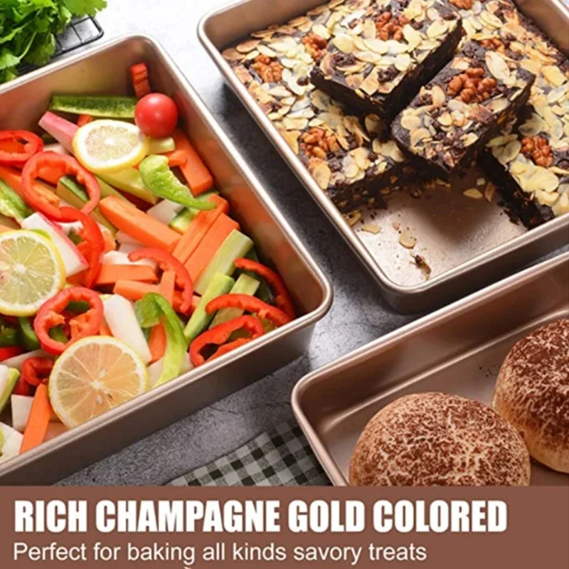 Rectangle Carbon Steel Cake Ba - đánh giá và giá Tray Mold Rectangle