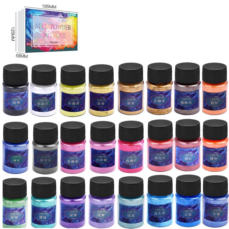 6/24/30Colors Epoxy Resin Dye  - đánh giá và giá Resin Dye Opaque