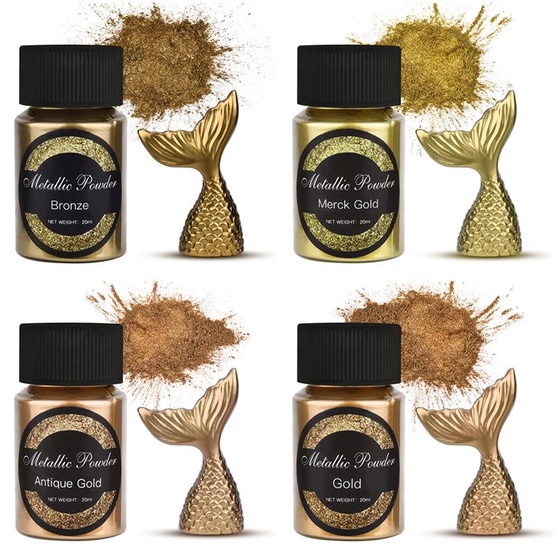 20 Ml Shimmer Metallic Gold Si - đánh giá và giá Resin Dye Opaque