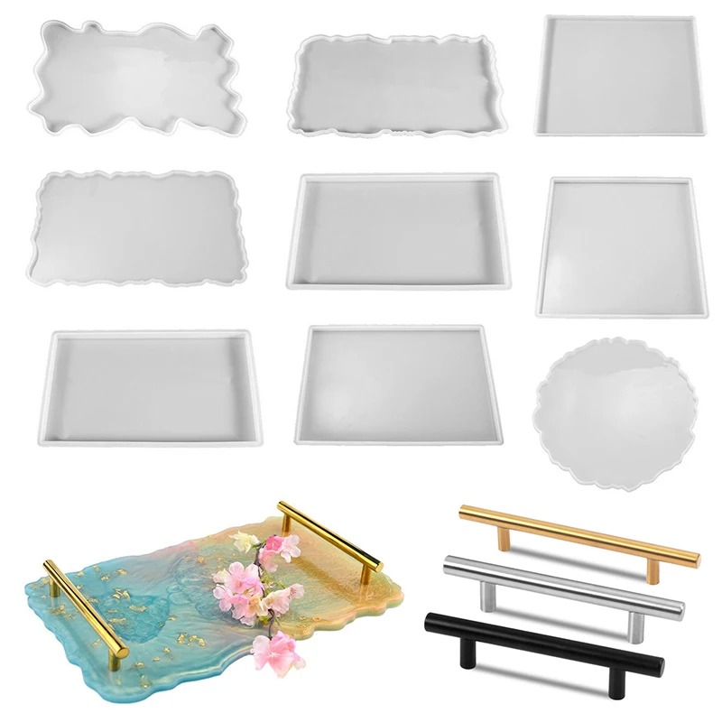 Tray Epoxy Resin Silicone Mold - đánh giá và giá Tray Mold Rectangle