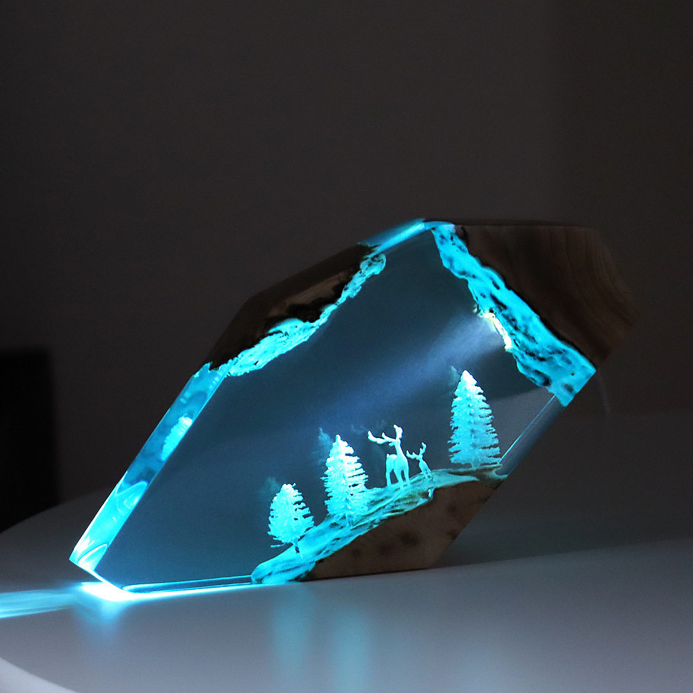 Forest Fairy Deer Desktop Art  - đánh giá và giá Resin Art Home Decor