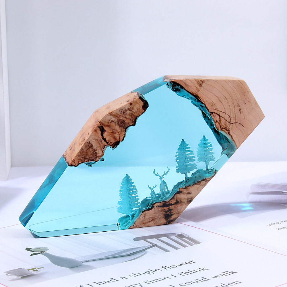Forest Fairy Deer Desktop Art  - đánh giá và giá Resin Art Home Decor