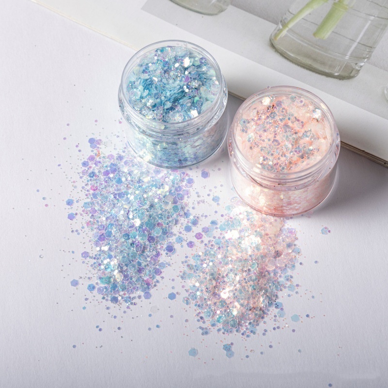 Mixed Holographic Glitter Set  - đánh giá và giá Mica Flake Resin
