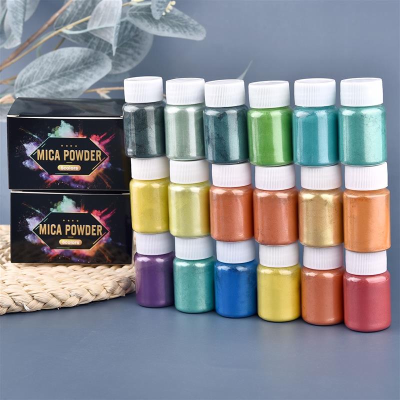 6 Pcs-Set Epoxy Resin Dye Mica - đánh giá và giá Resin Dye Opaque