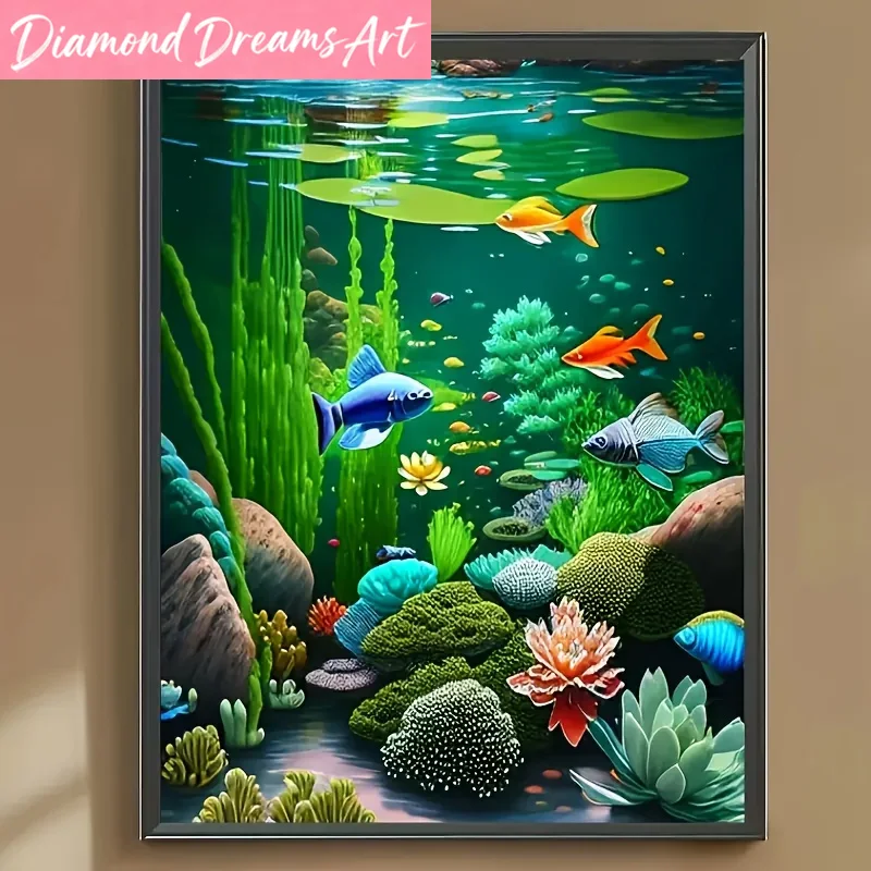 Frameless,Diamond Art Painting - đánh giá và giá Resin Art Underwater