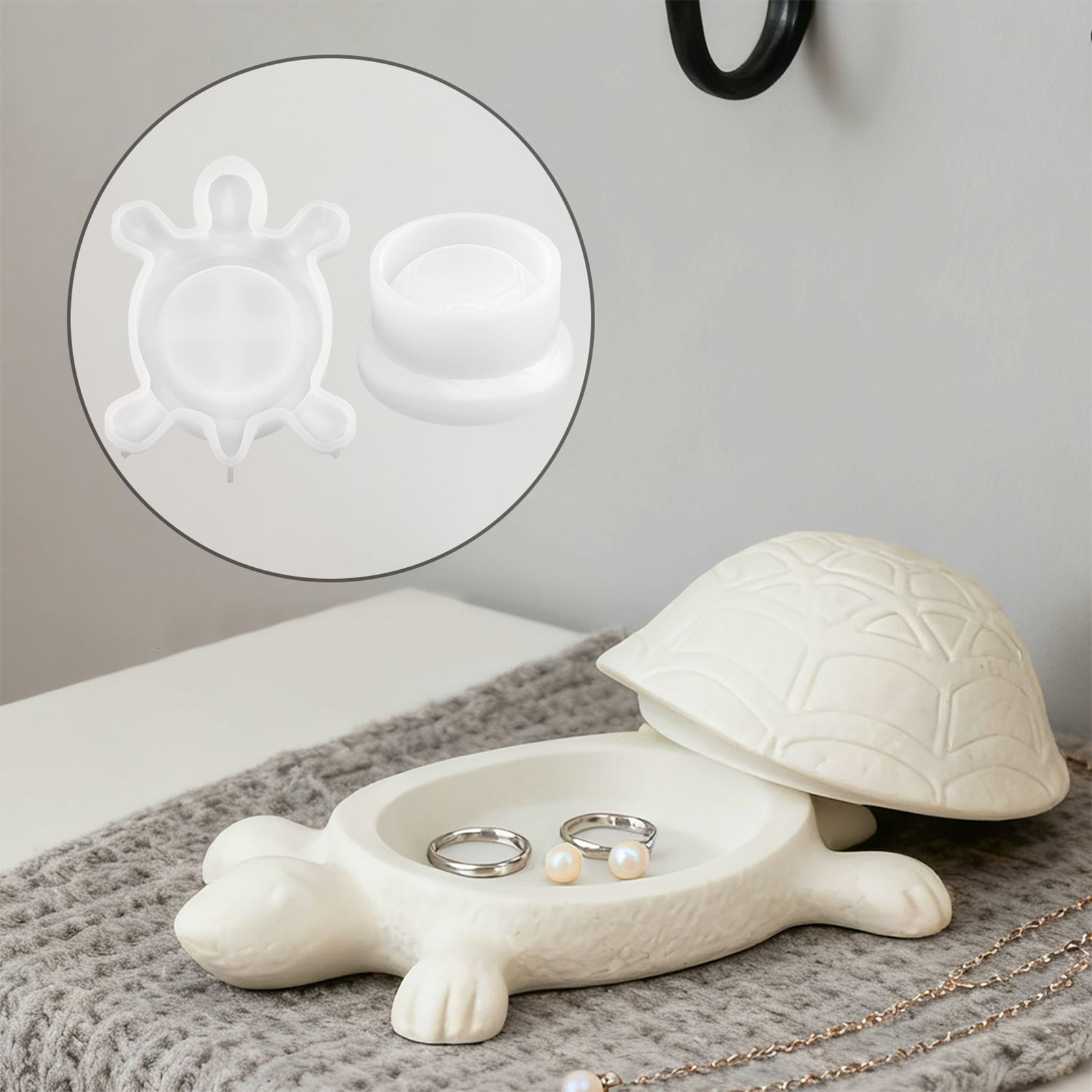 DIY Storage Box Mould Turtle C - đánh giá và giá Resin Art Table