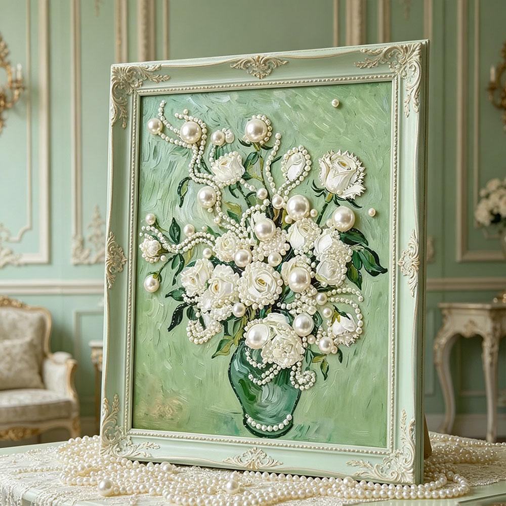 Huacan DIY Pearl Art Painting  - đánh giá và giá Resin Art For Rose